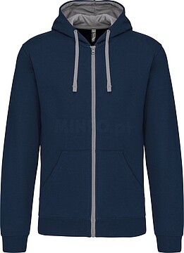 Casaco sweatshirt com capuz em contraste K466