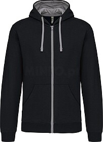 K466 Casaco sweatshirt com capuz em contraste tam: XS cor: B...