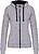 Casaco sweatshirt de senhora com capuz em contraste K467 - imagem 1