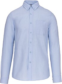 K516 Camisa Oxford de manga comprida tam: 3XL cor: Oxford Bl...
