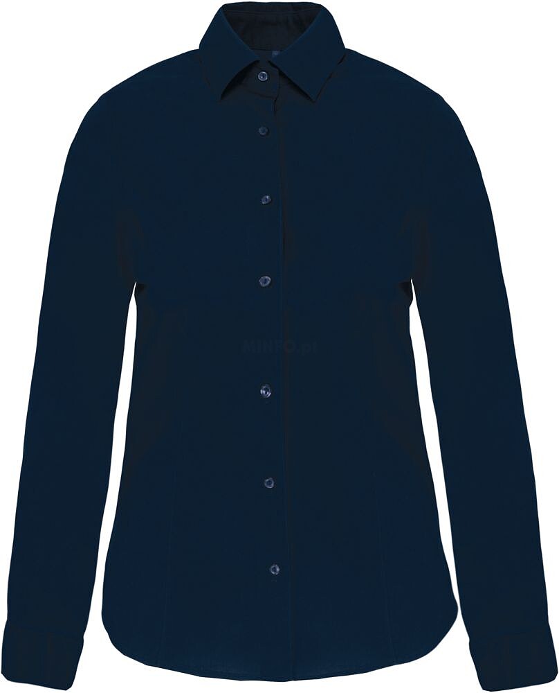 Camisa de senhora manga comprida com Stretch K530