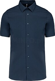 K531 Camisa de manga curta com Stretch tam: XXL cor: Navy : ...