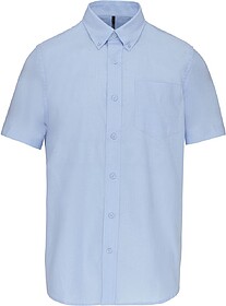 K535C Camisa manga curta em Oxford de tratamento fácil tam:...