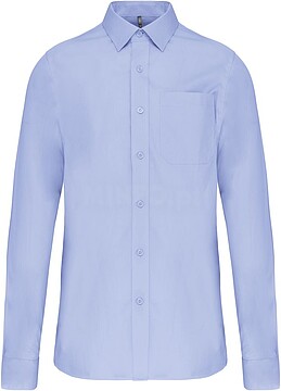Camisa manga comprida em popeline de tratamento fácil K541