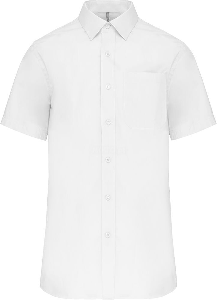 Camisa de manga curta em popeline tratamento fácil K543
