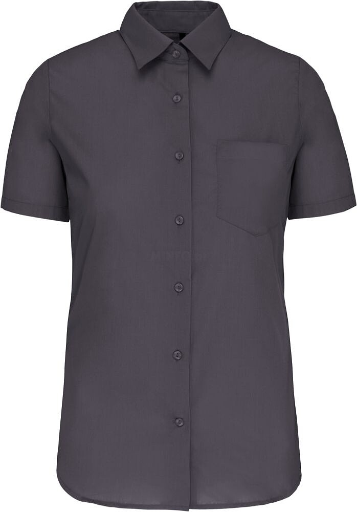 Camisa de senhora manga curta em popeline tratamento fácil K544