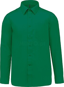 Camisa popeline poliéster/ algodão de tratamento fácil K545