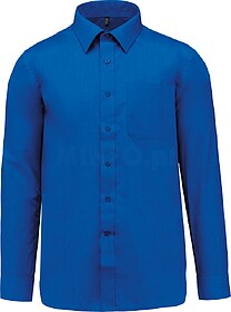 K545C Camisa popeline poliéster/ algodão de tratamento fá...