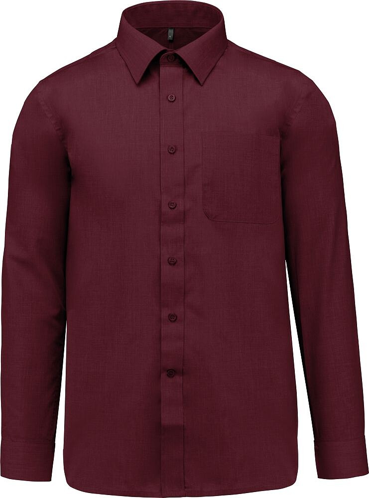 Camisa popeline poliéster/ algodão de tratamento fácil K545