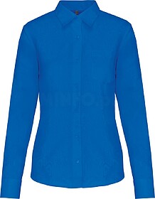 K549C Camisa popeline poliéster/ algodão de tratamento fá...