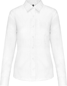 K549 Camisa popeline poliéster/ algodão de tratamento fác...