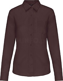 K549C Camisa popeline poliéster/ algodão de tratamento fá...