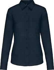 K549C Camisa popeline poliéster/ algodão de tratamento fá...