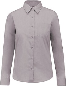 K549C Camisa popeline poliéster/ algodão de tratamento fá...