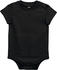 K831 Body de bebé manga curta tam: 3M cor: Black : Kariban ...