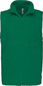 K913 Colete micropolar de homem tam: 3XL cor: Kelly Green : ...