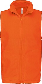 K913 Colete micropolar de homem tam: 3XL cor: Orange : Karib...