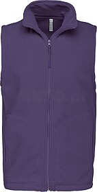 K913 Colete micropolar de homem tam: 3XL cor: Purple : Karib...
