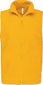 K913 Colete micropolar de homem tam: XXL cor: Yellow : Karib...