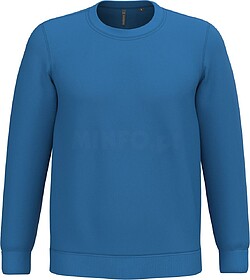 K474 Sweatshirt com decote redondo tam: M cor: Light Royal B...