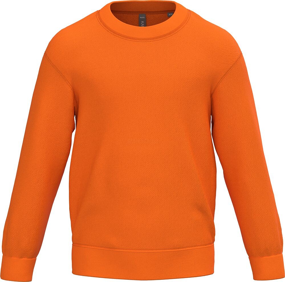Sweatshirt de criança com decote redondo K475