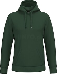 K476 Sweatshirt de homem com capuz tam: XS cor: Forest Green...