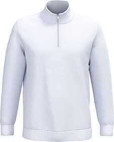 K478 Sweatshirt 1/2 fecho tam: XXL cor: White : Kariban Algo...
