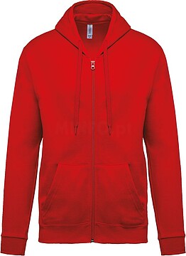 Sweatshirt com fecho e capuz K479