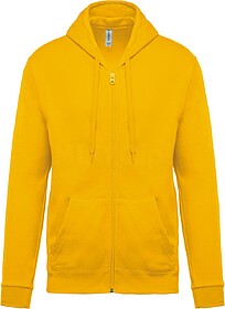 K479 Sweatshirt com fecho e capuz tam: M cor: Yellow : Karib...