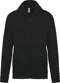 K479 Sweatshirt com fecho e capuz tam: L cor: Black : Kariba...
