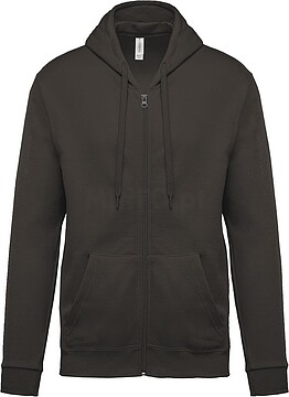 Sweatshirt com fecho e capuz K479