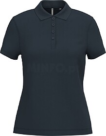 K255C Polo piqué de senhora de manga curta tam: M cor: Navy...