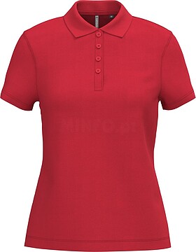 Polo piqué de senhora de manga curta K255