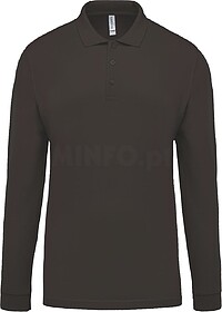 K256C Polo piqué de homem de manga comprida tam: XL cor: Da...
