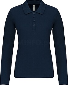 K257C Polo piqué de senhora de manga comprida tam: XL cor: ...