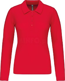K257C Polo piqué de senhora de manga comprida tam: XXL cor:...