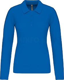 K257C Polo piqué de senhora de manga comprida tam: M cor: L...