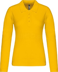 K257C Polo piqué de senhora de manga comprida tam: S cor: Y...