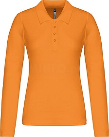 K257C Polo piqué de senhora de manga comprida tam: M cor: O...
