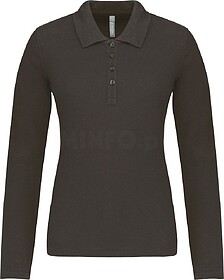 K257C Polo piqué de senhora de manga comprida tam: XXL cor:...