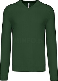 K965 Pullover decote V tam: L cor: Forest Green : Kariban