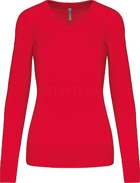 Pullover de senhora decote V K966