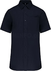 K543C Camisa de manga curta em popeline tratamento fácil ta...