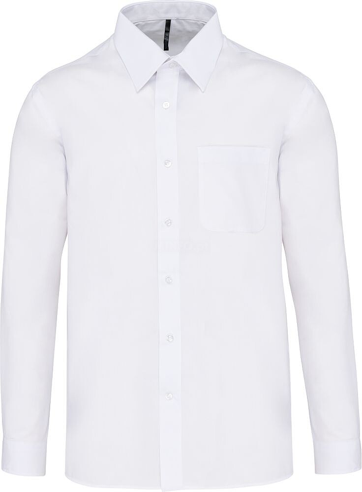 Camisa popeline poliéster/ algodão de tratamento fácil K545