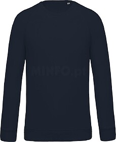 K480C Sweatshirt BIO de homem com decote redondo e mangas ra...