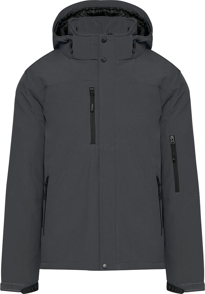 Parka softshell acolchoada com capuz K650