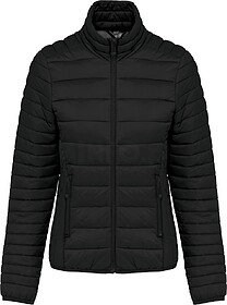 K6121 Blusão acolchoado leve de senhora tam: XL cor: Black ...