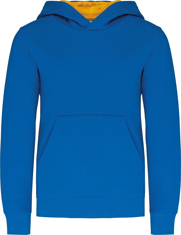 Sweatshirt de criança com capuz em contraste K453
