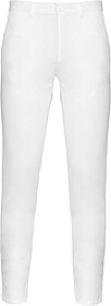 K740 Calças chino de homem tam: 46 cor: White : Kariban Tec...