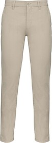 K740 Calças chino de homem tam: 38 cor: Beige : Kariban Tec...